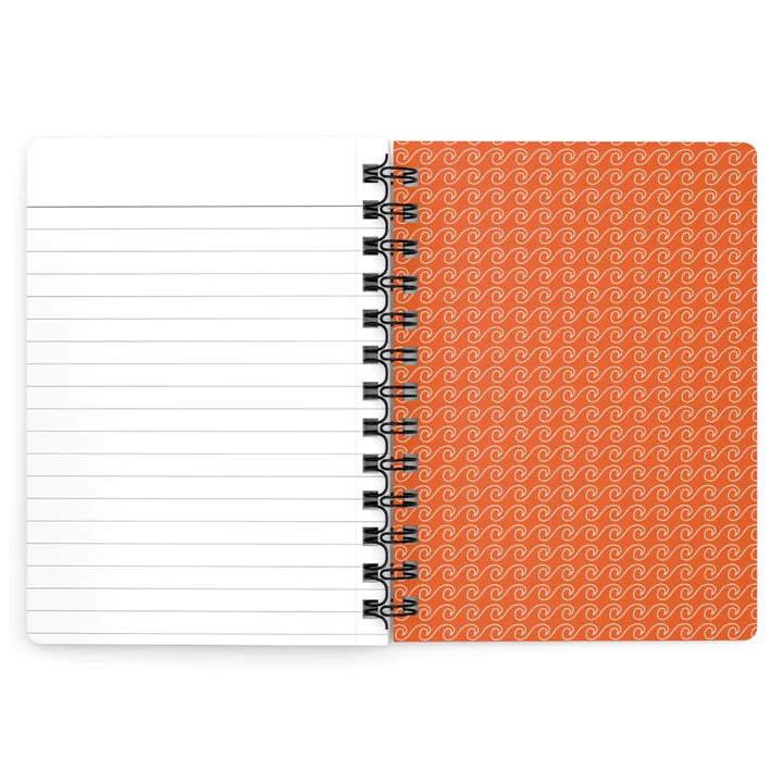ConnectingHope Lined Hardcover Notebook - Learn Something New Kai & Kika Journal Notebook - 5" x 7" Mini Spiral Bound Notebooks for Fitness, Diets, School, Work, To-Do Lists, and More