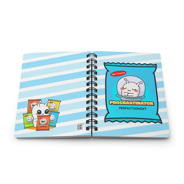ConnectingHope Lined Hardcover Notebook - Productivity Perfectionist Anti-Procrastinator Journal - 5" x 7" Mini Spiral Bound Notebooks for School, Work, To-Do Lists, Tasks, Learning, and More