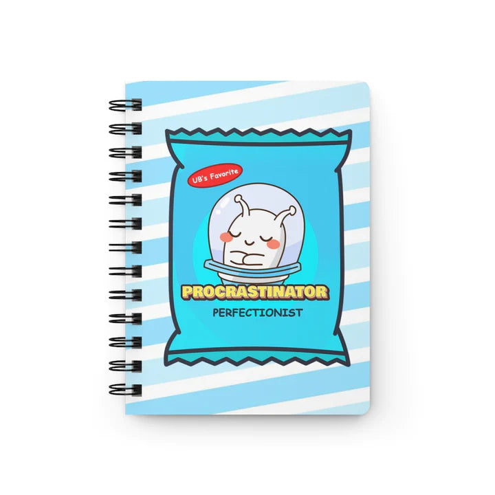 ConnectingHope Lined Hardcover Notebook - Productivity Perfectionist Anti-Procrastinator Journal - 5" x 7" Mini Spiral Bound Notebooks for School, Work, To-Do Lists, Tasks, Learning, and More