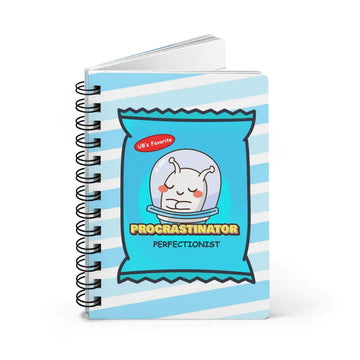 ConnectingHope Lined Hardcover Notebook - Productivity Perfectionist Anti-Procrastinator Journal - 5" x 7" Mini Spiral Bound Notebooks for School, Work, To-Do Lists, Tasks, Learning, and More