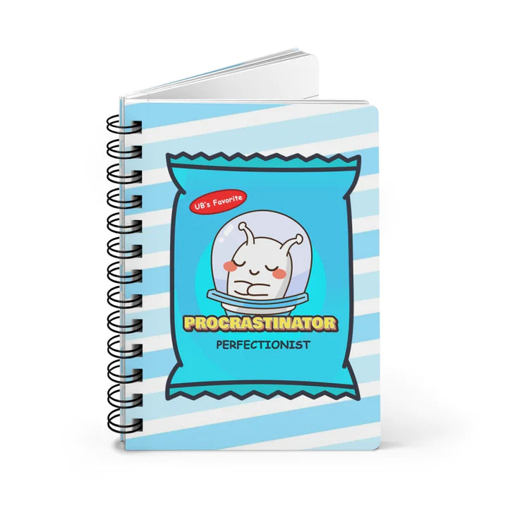 ConnectingHope Lined Hardcover Notebook - Productivity Perfectionist Anti-Procrastinator Journal - 5" x 7" Mini Spiral Bound Notebooks for School, Work, To-Do Lists, Tasks, Learning, and More