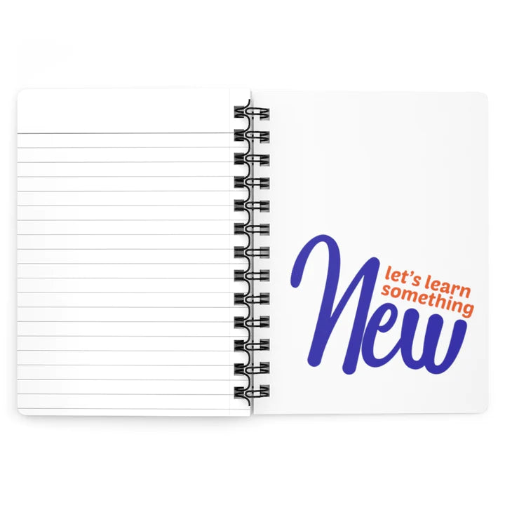 ConnectingHope Lined Hardcover Notebook - Learn Your Own Way Journal Kai & Kika Spiral Notebook - 5" x 7" Mini Spiral Bound Notebooks for Fitness, Diets, School, Work, To-Do Lists, and More