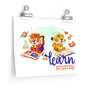 ConnectingHope Motivational Posters - Learning Adventure Wall Art - Great Aesthetic Decorations for Offices, Bedrooms, Classrooms, and More