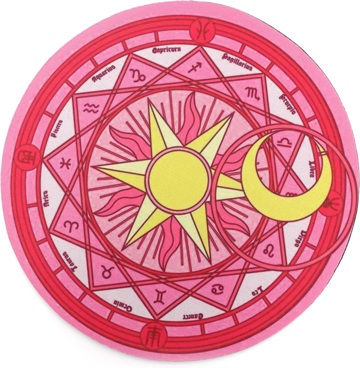 Moon Mouse pad, Cute Gift Non-Slip Rubber Mouse Mat for Desk and Laptop