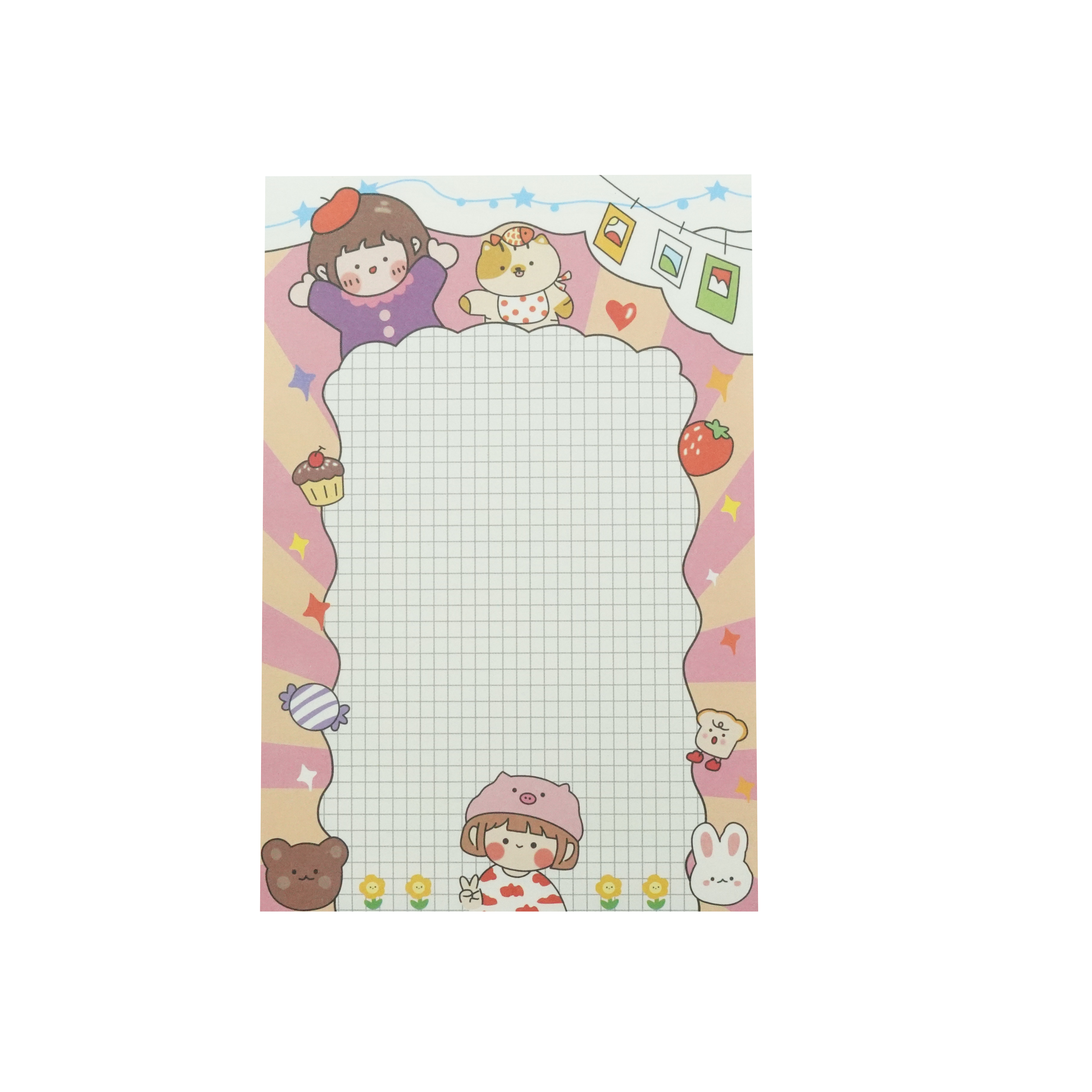 Notepads Adorable Character Writing Pads for Daily Tasks