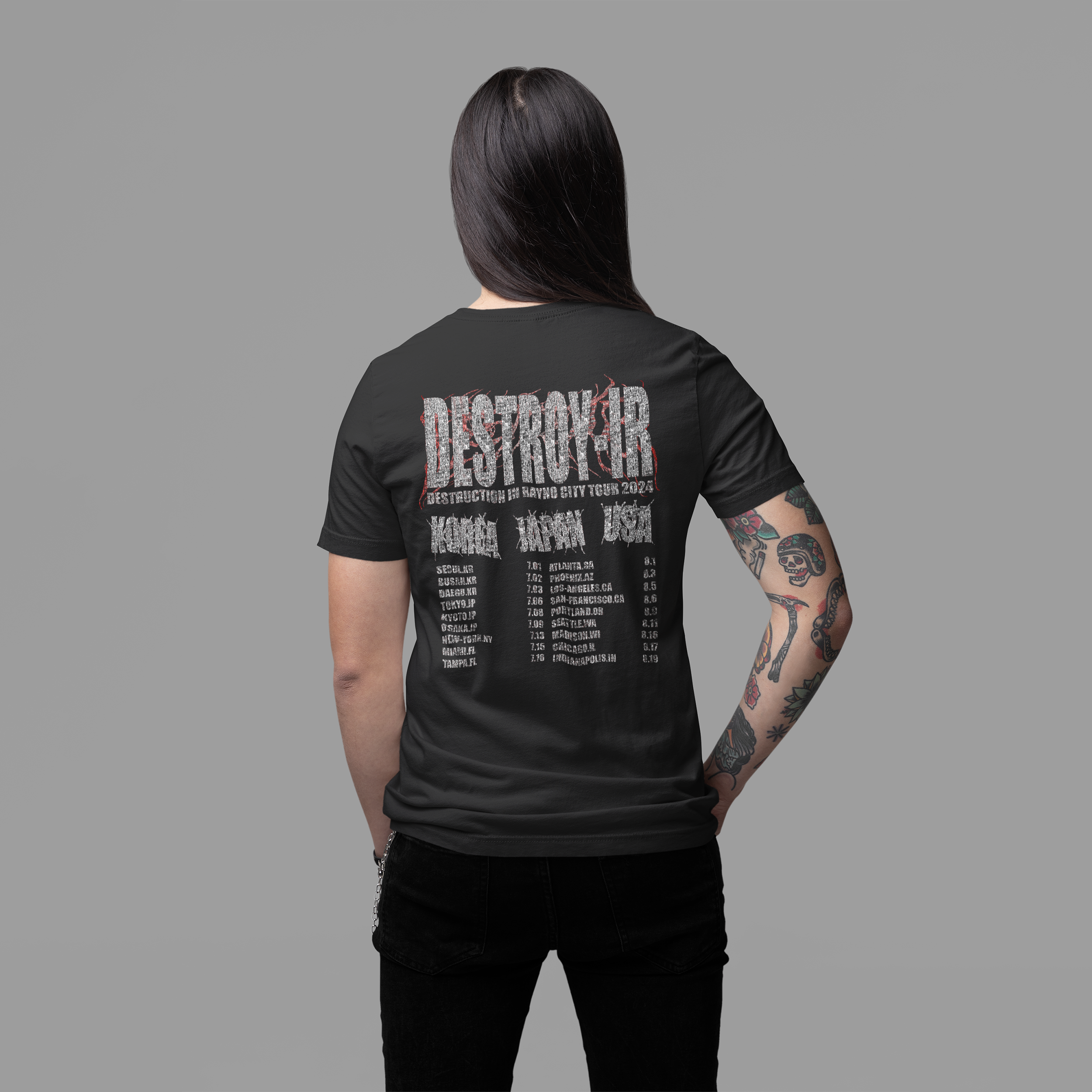 Rayno Destroy IR Rayno City Tour T-Shirt