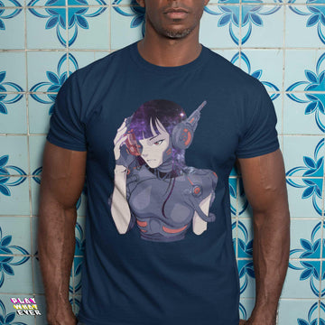 PlayWhatever Cosmic Battle Anime T-Shirt