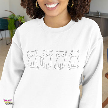 My Sweet Cat Unisex Crewneck Sweatshirt
