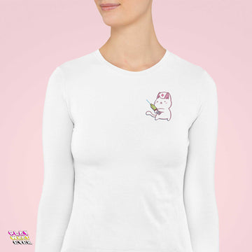 PeppermintOne Nurse Cat to the Rescue Long Sleeve T-Shirt
