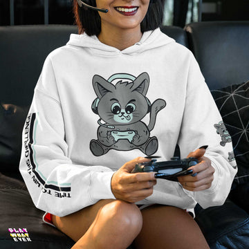 PeppermintOne Time To Win This Challenge Cat Sweatshirt