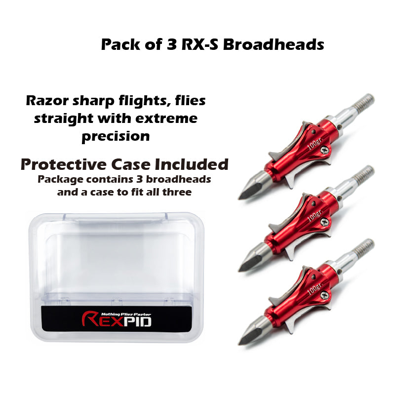 REXPID RX-S | Mechanical Broadheads (100 Grain)