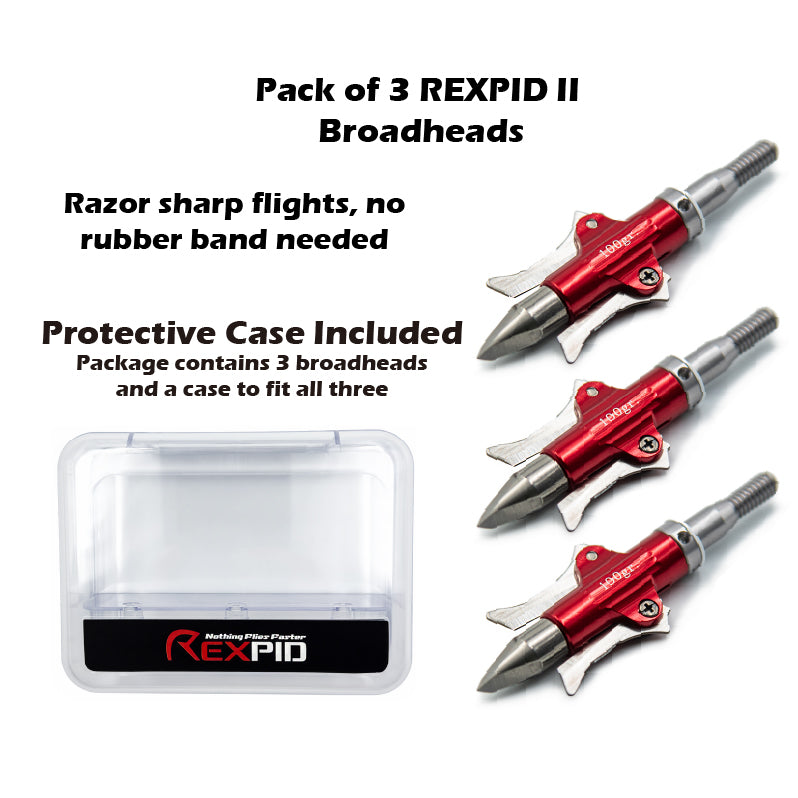 REXPID 2 | Mechanical Broadheads - 100 Grains