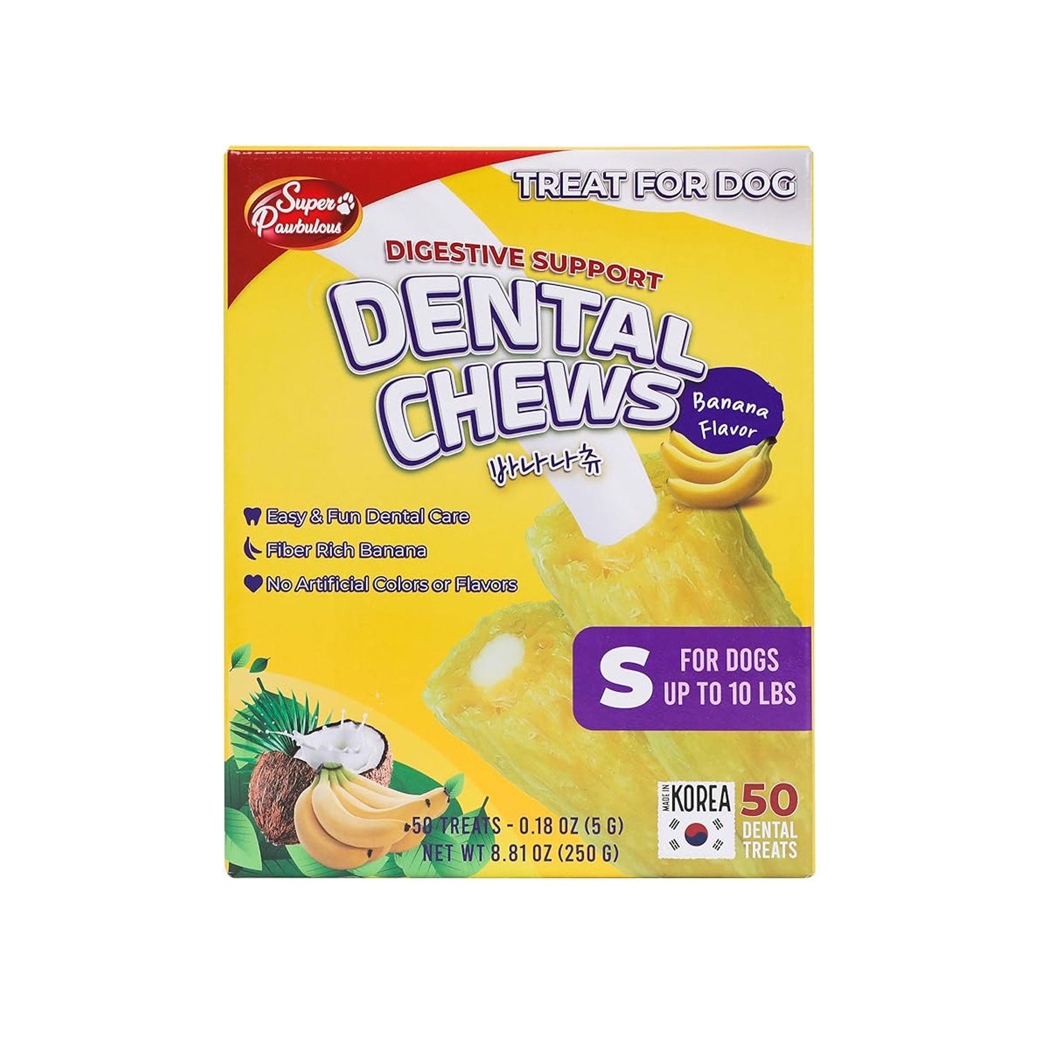 Super Paw Dental Chew - Banana Flavor