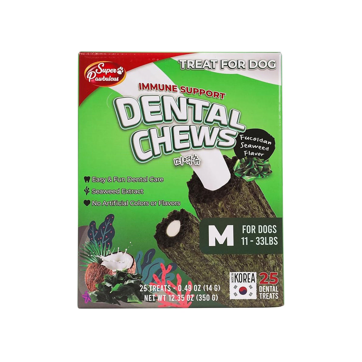 Super Paw Dental Chew - Seaweed Flavor