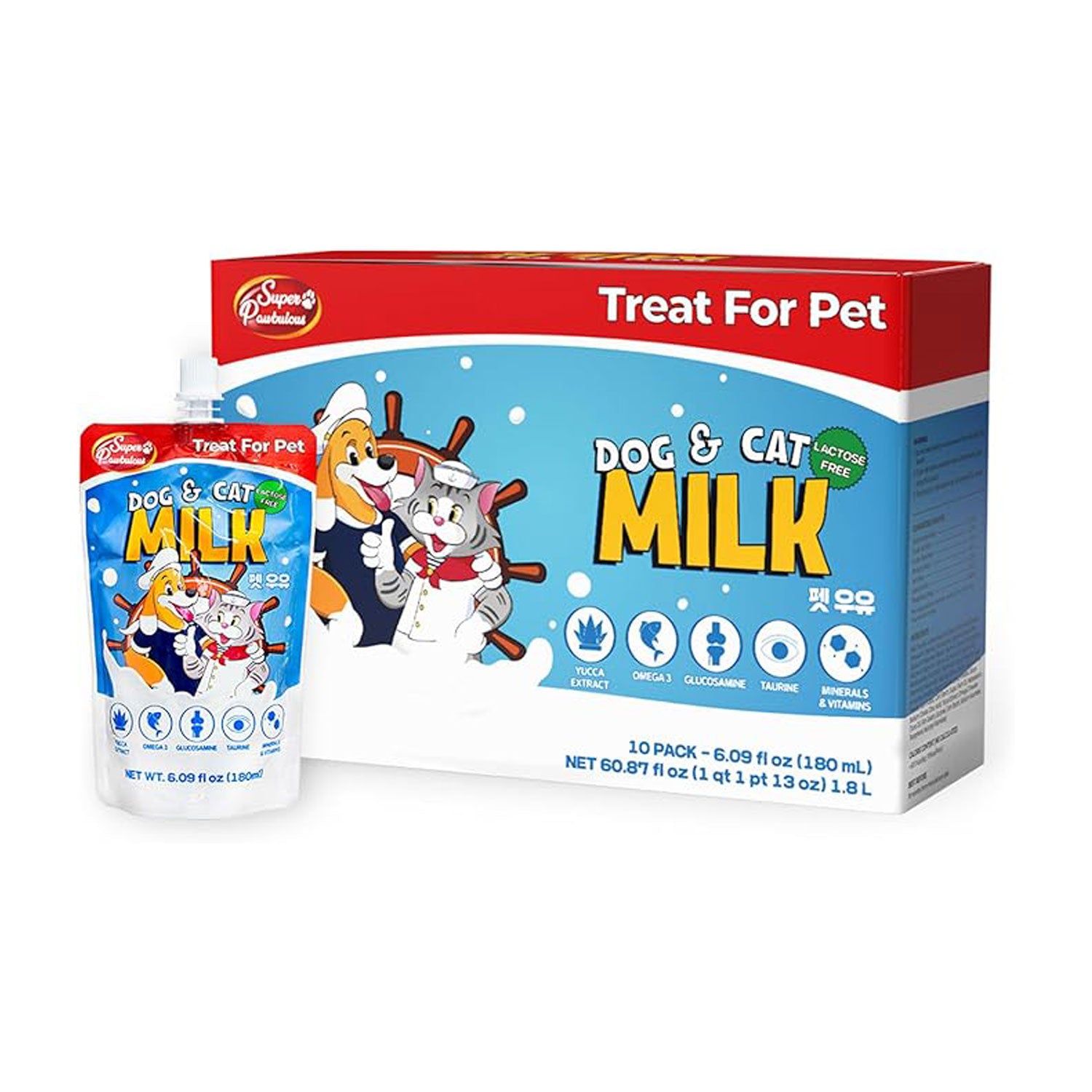 Super Paw Pet Milk - 10 Pack (60.87oz)