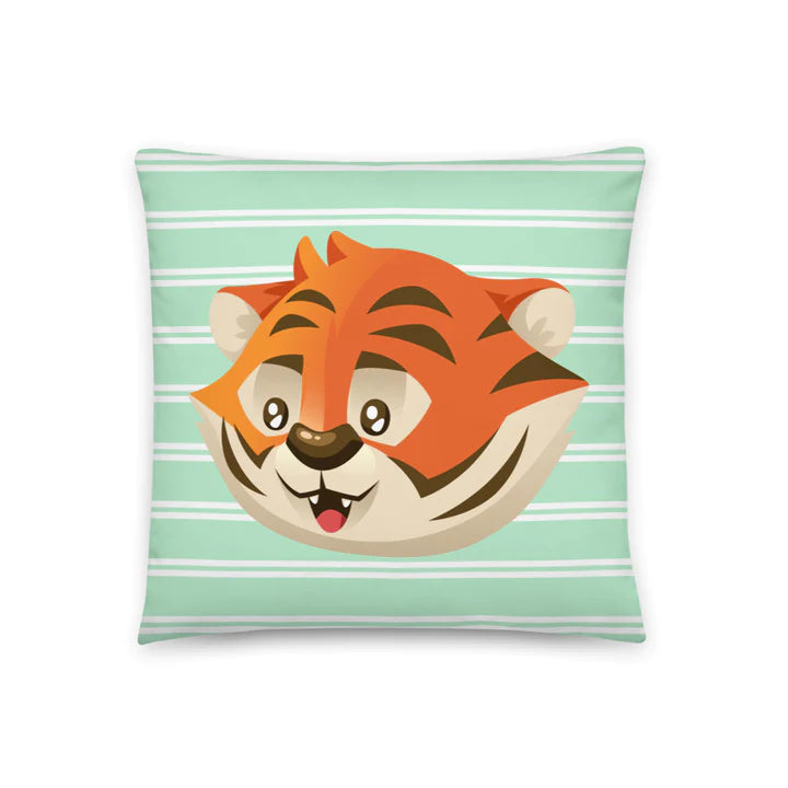 ConnectingHope Decorative Throw Pillows - Kai The Tiger Couch Cushion - 18" x 18" / 22"X22" Soft Pillow Inserts with Case - Machine Washable Sofa Pillows with Hidden Zipper
