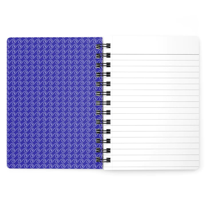 ConnectingHope Lined Hardcover Notebook - Learn Something New Kai & Kika Journal Notebook - 5" x 7" Mini Spiral Bound Notebooks for Fitness, Diets, School, Work, To-Do Lists, and More