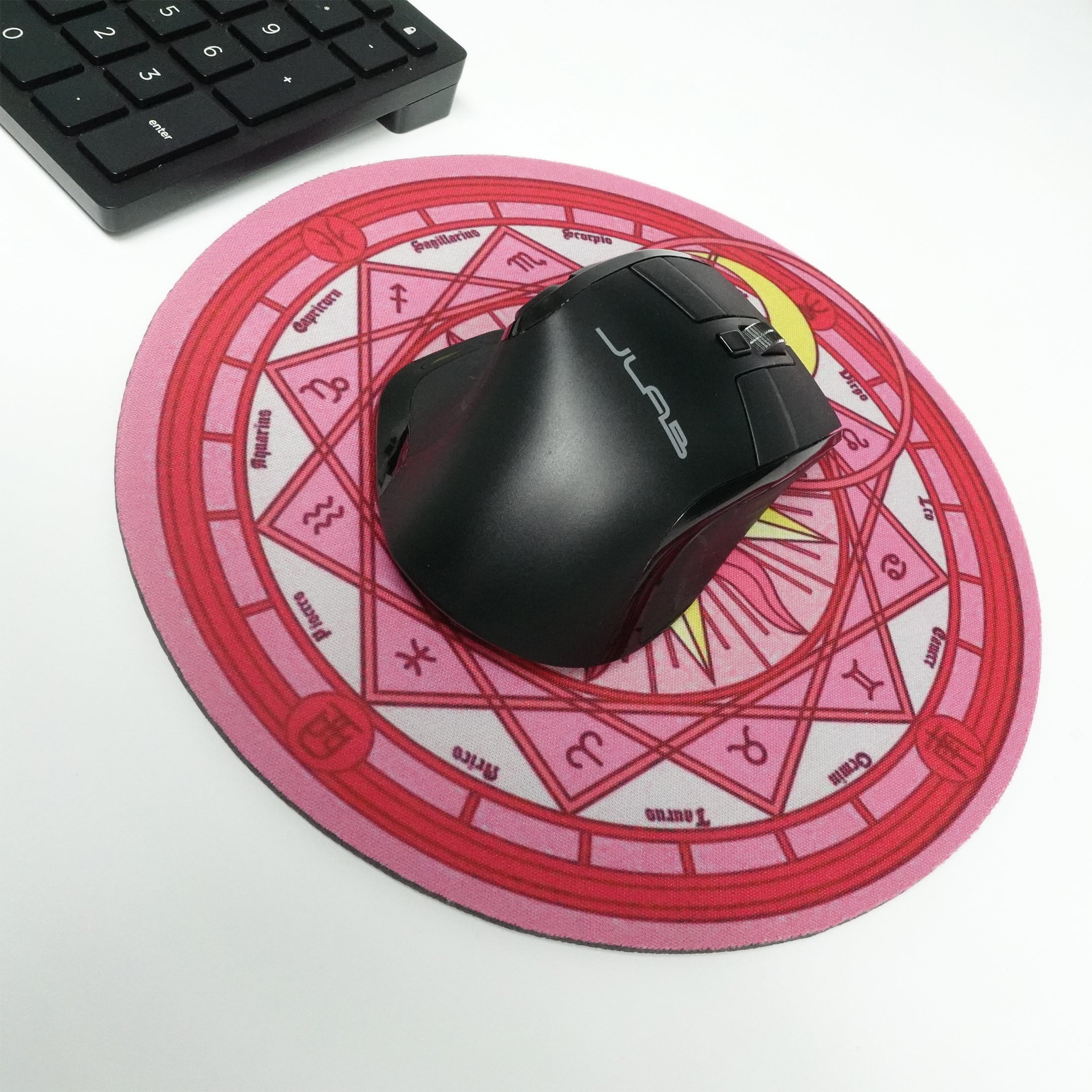 Moon Mouse pad, Cute Gift Non-Slip Rubber Mouse Mat for Desk and Laptop