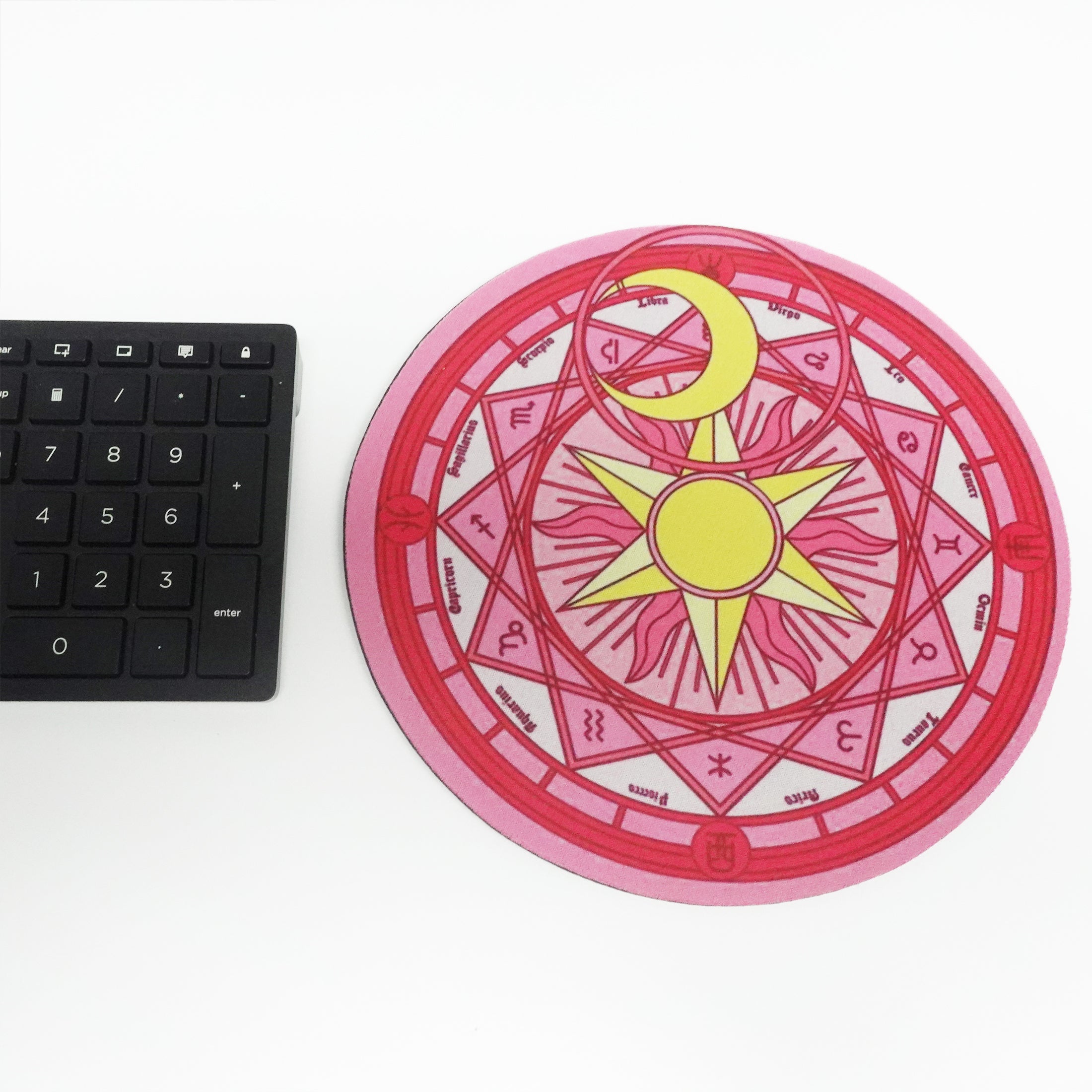 Moon Mouse pad, Cute Gift Non-Slip Rubber Mouse Mat for Desk and Laptop