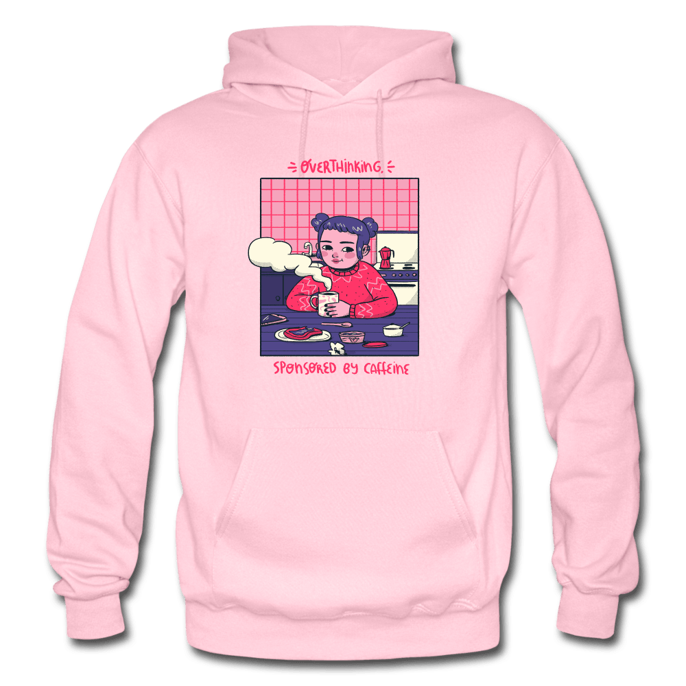 PlayWhatever Overthinking Sponsored By Caffeine Cute Hoodie