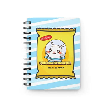 ConnectingHope Lined Hardcover Notebook - Productivity Self-Blamer Anti-Procrastinator Journal - 5" x 7" Mini Spiral Bound Notebooks for School, Work, To-Do Lists, Tasks, Learning, and More