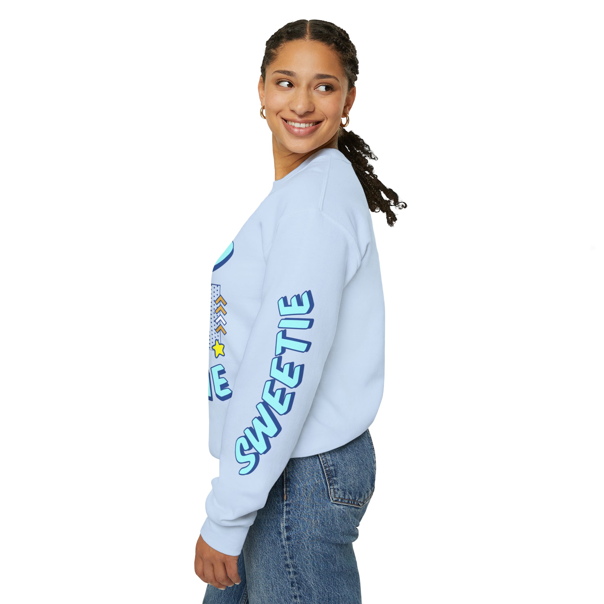 PlayWhatever Hello Sweetie Froggie Donut Sweatshirt