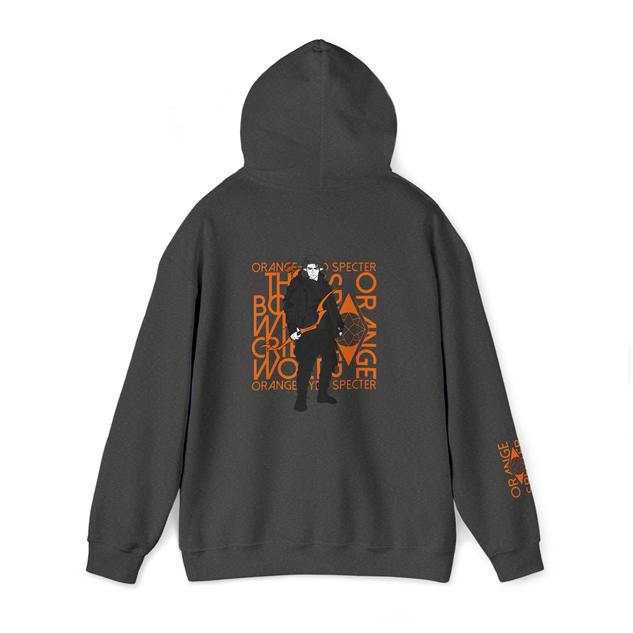 PlayWhatever The Orange Spectre Hooded Sweatshirt
