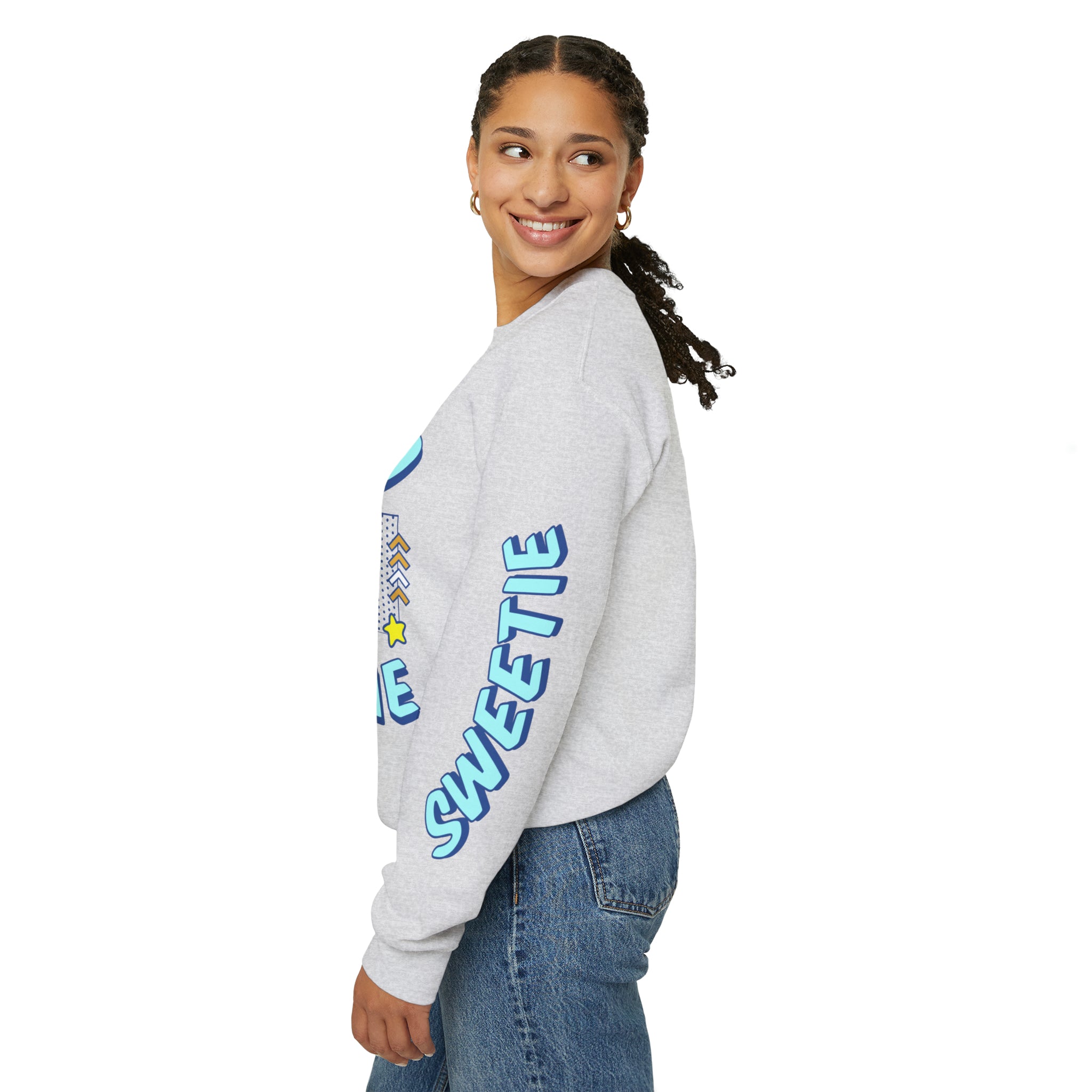 PlayWhatever Hello Sweetie Froggie Donut Sweatshirt