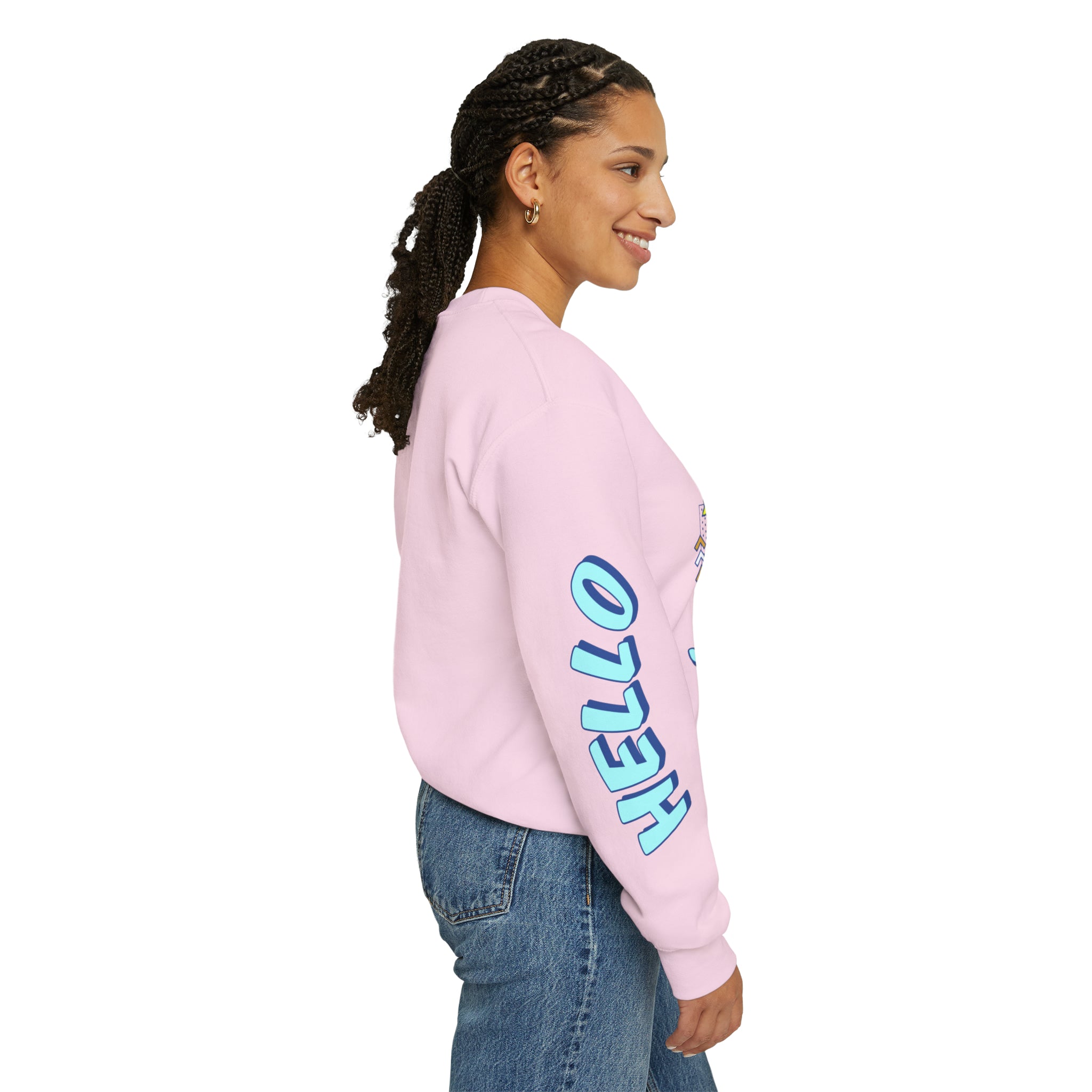 PlayWhatever Hello Sweetie Froggie Donut Sweatshirt