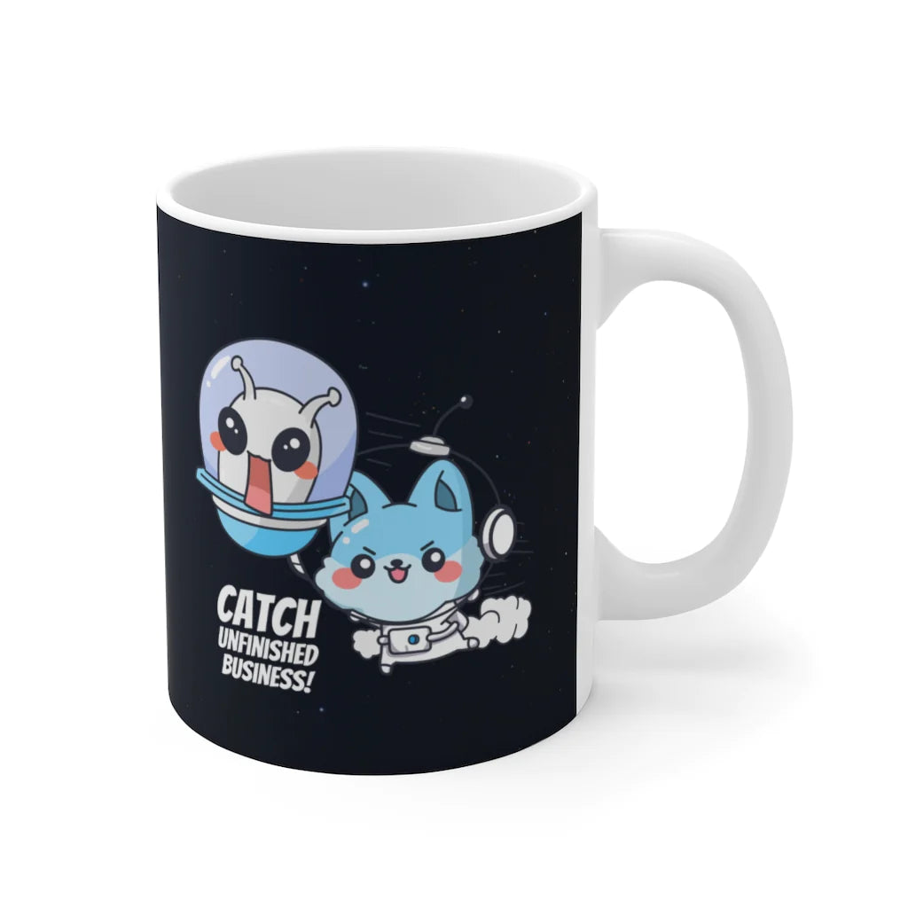 PeppermintOne Catch Unfinished Business!! Galaxy Mug