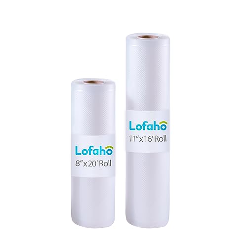 Lofaho Vacuum Sealer Rolls for custom fit airtight food storage