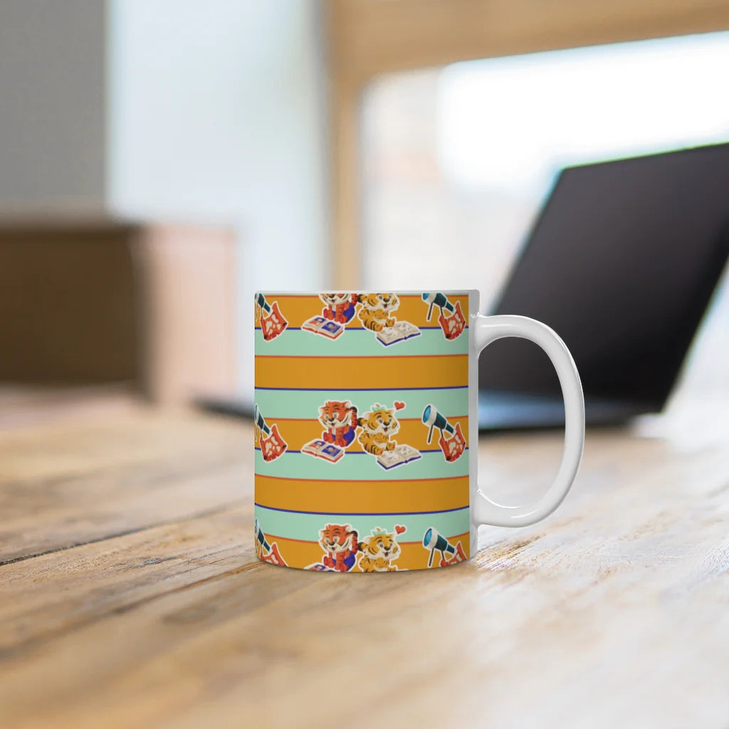 PeppermintOne Let's Learn Something Kai & Kika Ceramic Mug