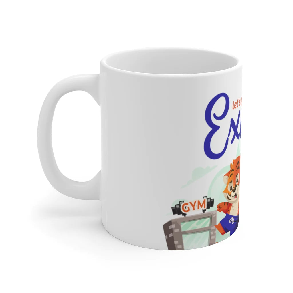 PeppermintOne Let's Go Exercise Kai & Kika Mug