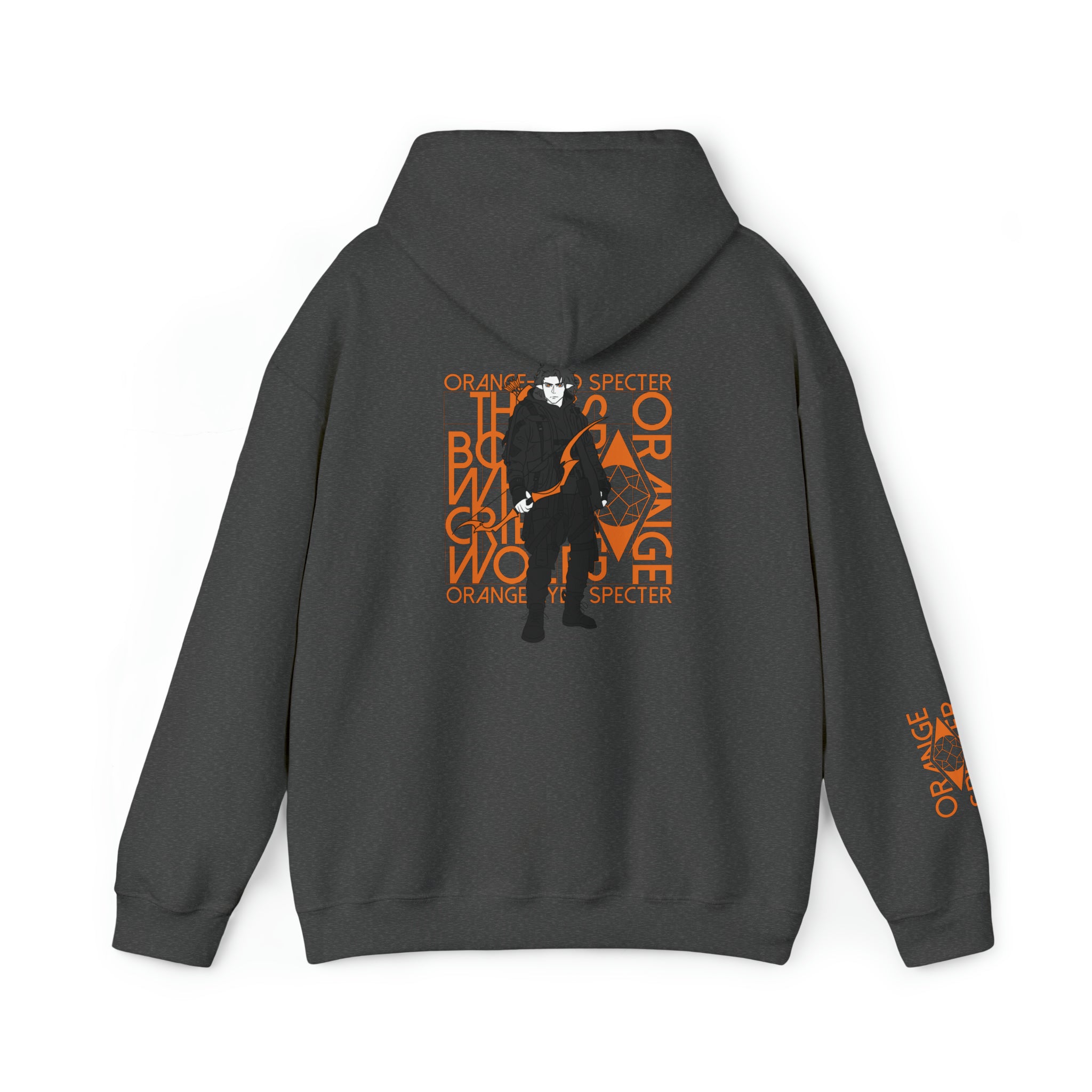 PlayWhatever The Orange Spectre Hooded Sweatshirt