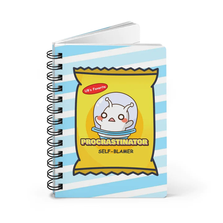 ConnectingHope Lined Hardcover Notebook - Productivity Self-Blamer Anti-Procrastinator Journal - 5" x 7" Mini Spiral Bound Notebooks for School, Work, To-Do Lists, Tasks, Learning, and More