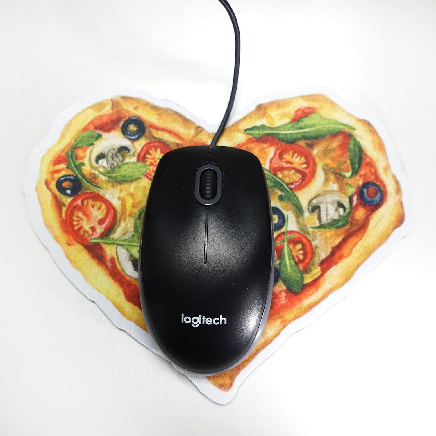 Pizza Mouse pad, Cute Funny Gift Non-Slip Rubber Mouse Mat for Desk and Laptop