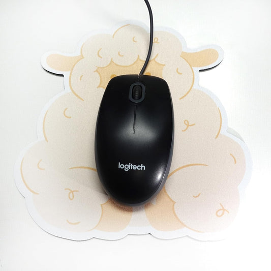 Animal Sheep Character Rabbit Mouse Pad, Non-Slip Rubber Mouse Mat for Desk and Laptop Computer
