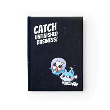 PeppermintOne Catch Unfinished Business! Hardcover Journal