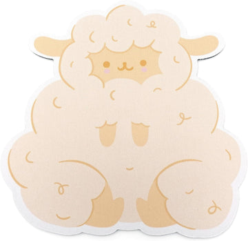 Animal Sheep Character Rabbit Mouse Pad, Non-Slip Rubber Mouse Mat for Desk and Laptop Computer