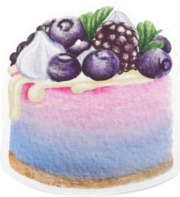 Blueberry Cake Mouse pad, Cute Funny Gift Non-Slip Rubber Mouse Mat for Desk and Laptop