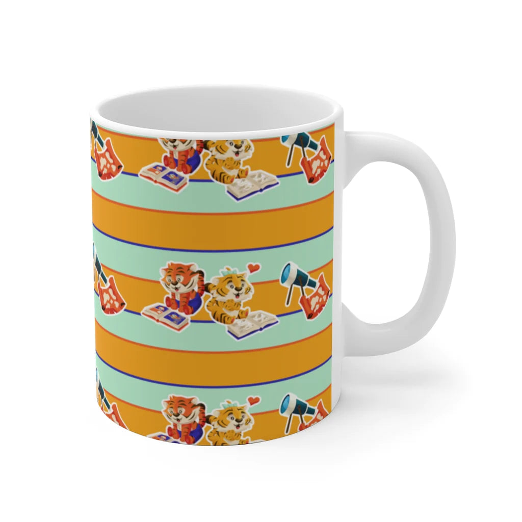 PeppermintOne Let's Learn Something Kai & Kika Ceramic Mug