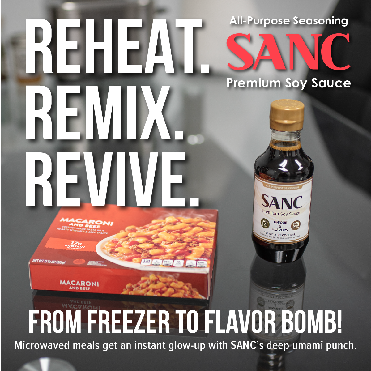 SANC Premium Soy Sauce - Naturally Fermented & Aged