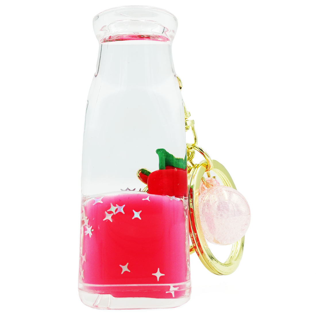 Miniature Beverage Bottle Keychain / Key Ring Accessories for Luggage, Car Keys, Handbags, Wallets, Airpods