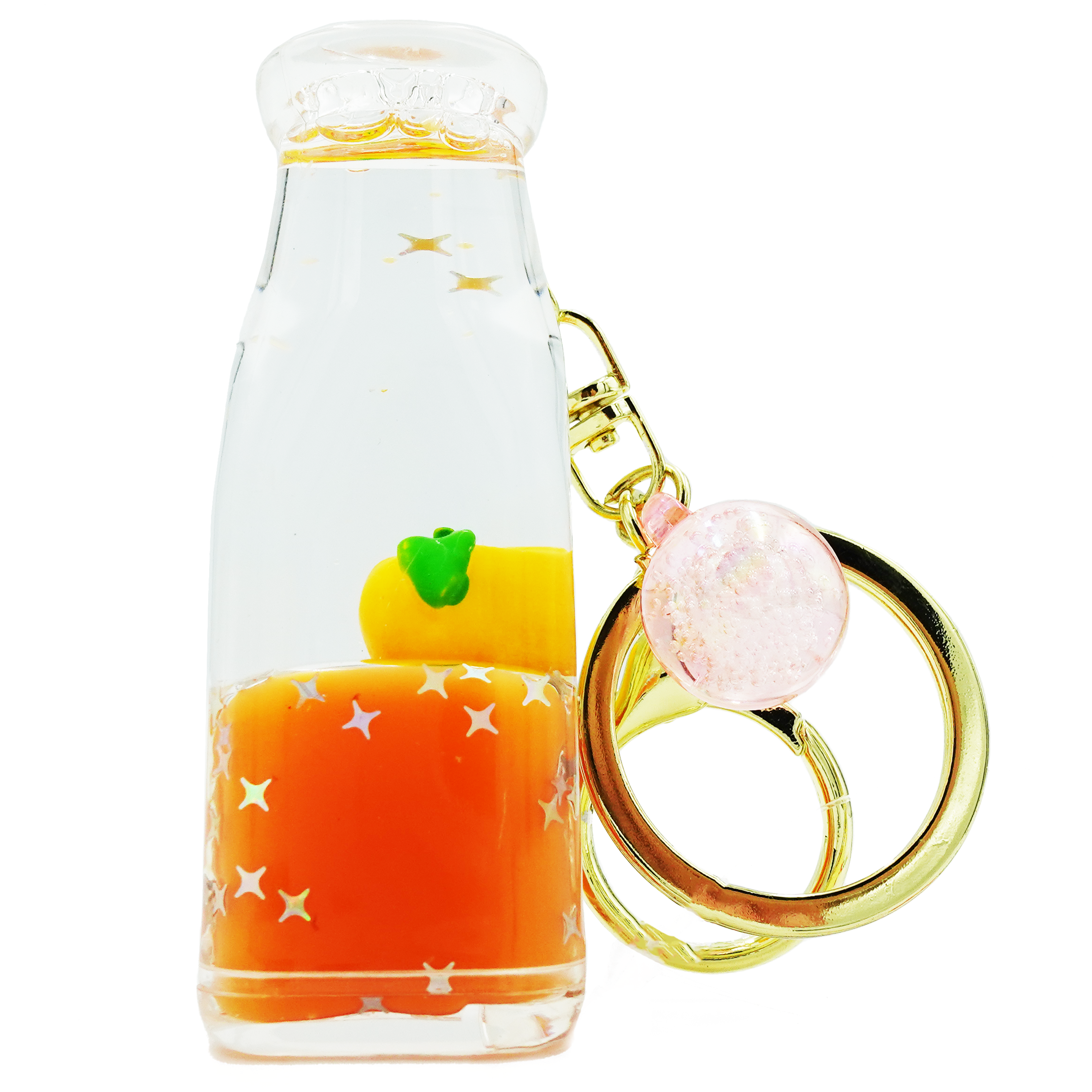 Miniature Beverage Bottle Keychain / Key Ring Accessories for Luggage, Car Keys, Handbags, Wallets, Airpods