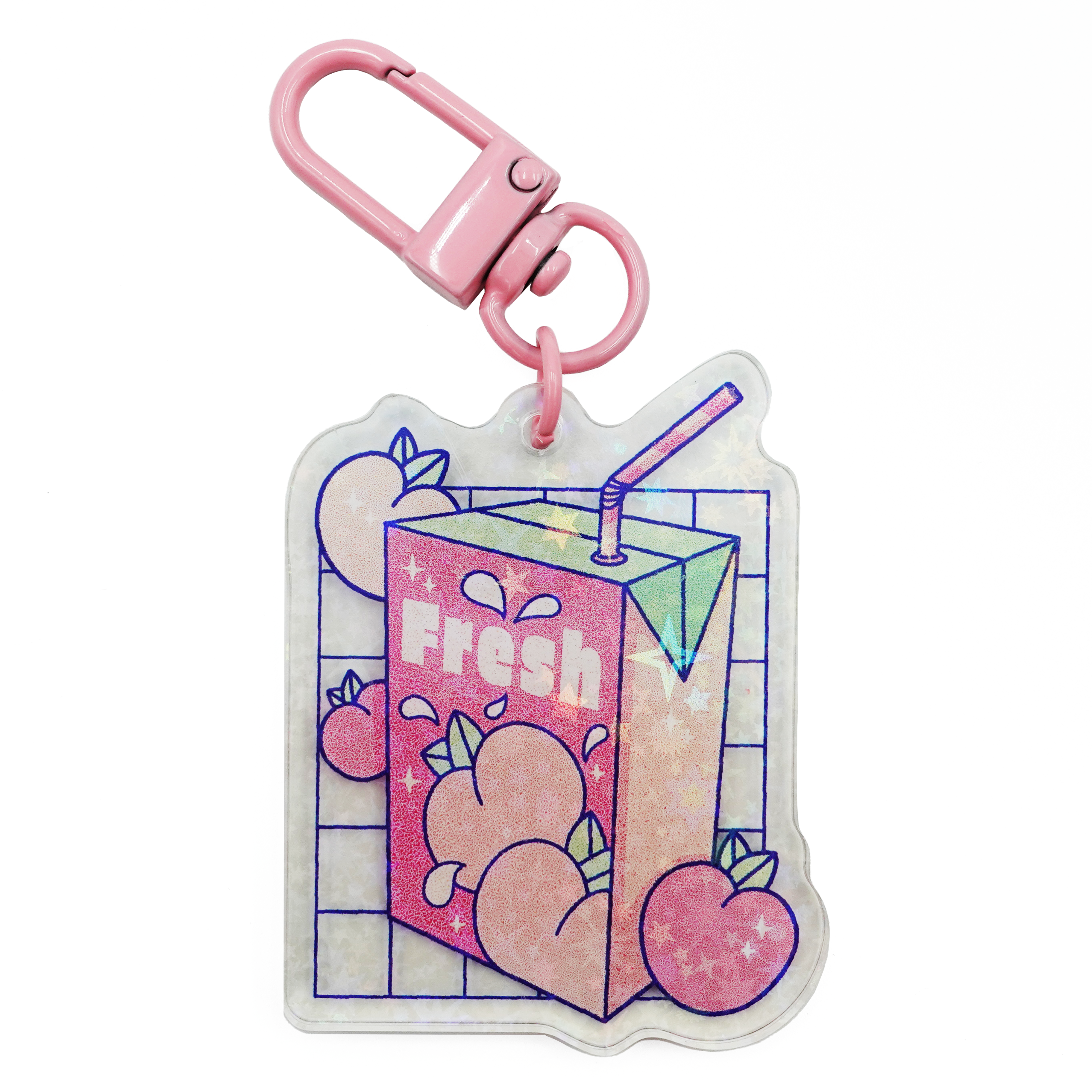Beverage Pack Keychain / Key ring Accessories for Luggages, Car keys, Handbags, Wallets, Airpods