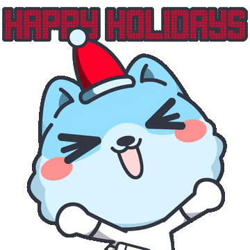 PeppermintOne Happy Holidays! Resolve Buster Fulfilled Will Digital Stickers Gift