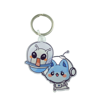 ConnectingHope Resolve Buster & Chases Unfinished Business Acrylic Keychain