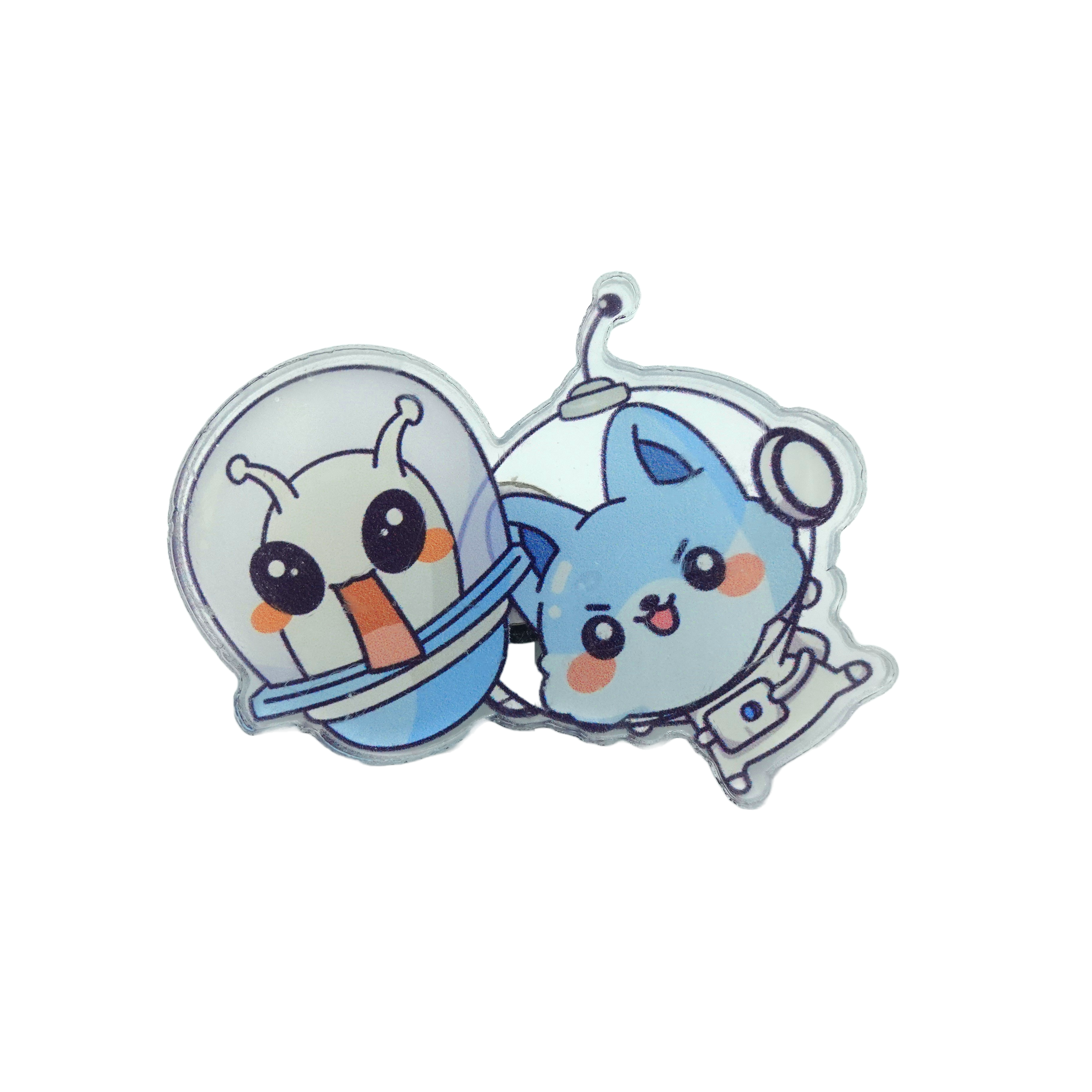 ConnectingHope Go, Go Resolve Buster! CuteAcrylic Brooch, Badge, Lapel Pin, Pins for Backpacks, Jackets, Shirts, Hats, Girls, Gifts, Accessories
