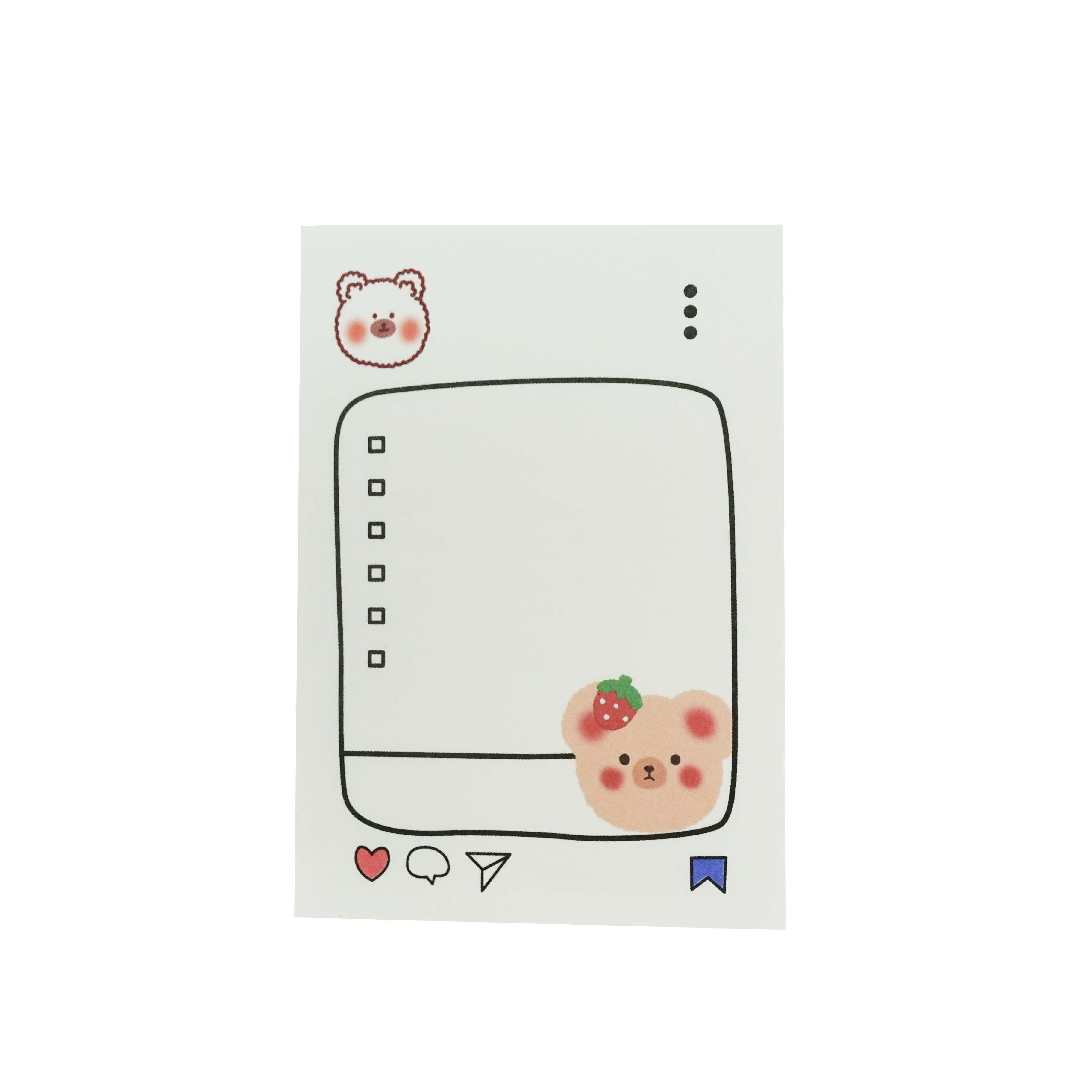 Notepads Cute Cartoon and small Todo list notepad