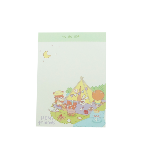 Notepads Cute Cartoon Memo Notes Writing Pads Scarpbook Message Notes Notepads Chesk List to Do List Memo Stationery Office 64 Sheets/Pack